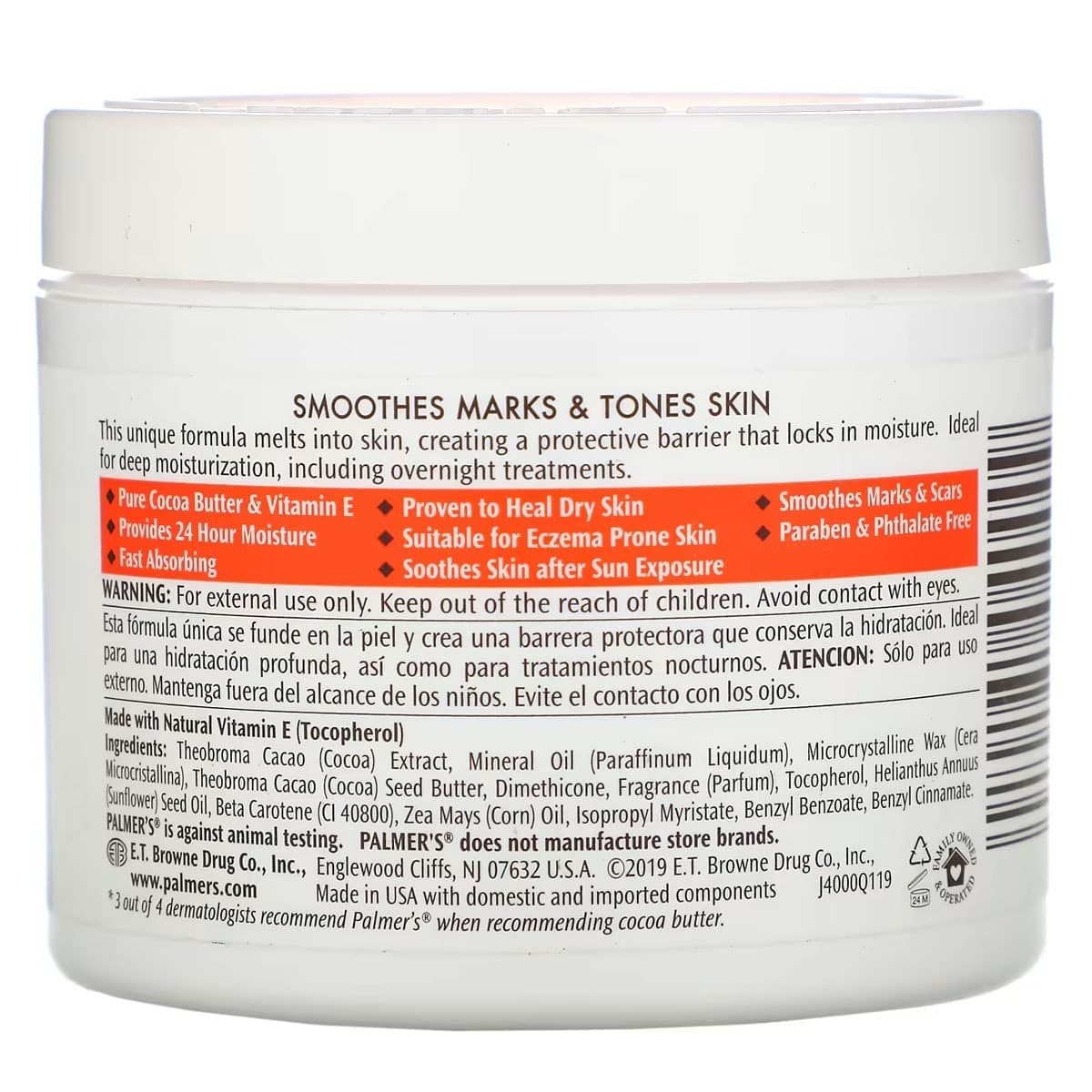 Thumbnail Palmers Cocoa Butter Solid Jar 100G