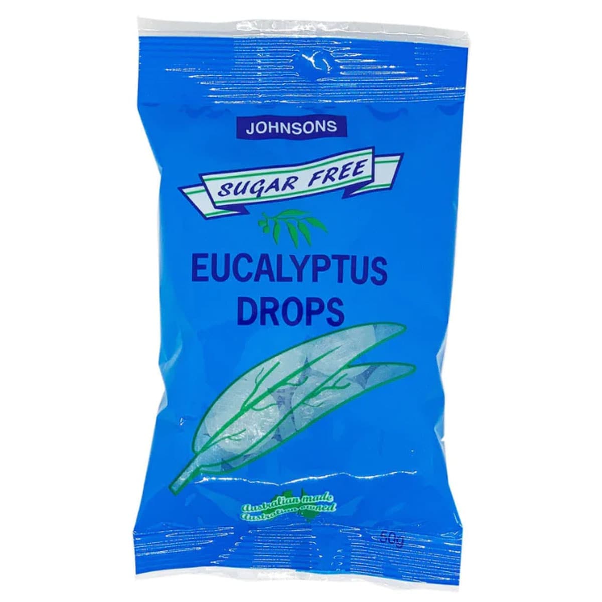 Thumbnail Johnsons Eucalyptus Drops Sugar Free 50G