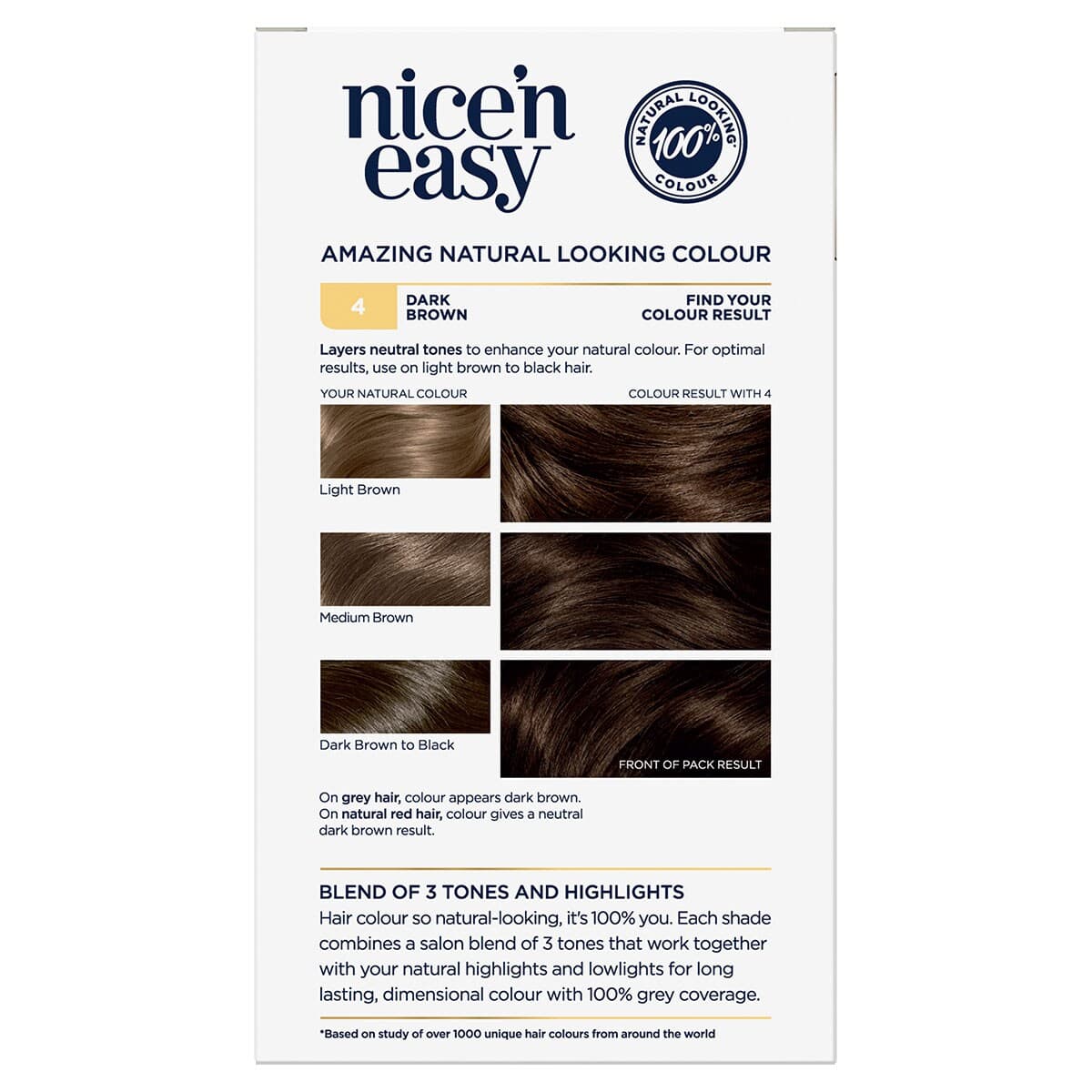 Thumbnail Clairol Nice N Easy 4 Natural Dark Brown Hair Colour