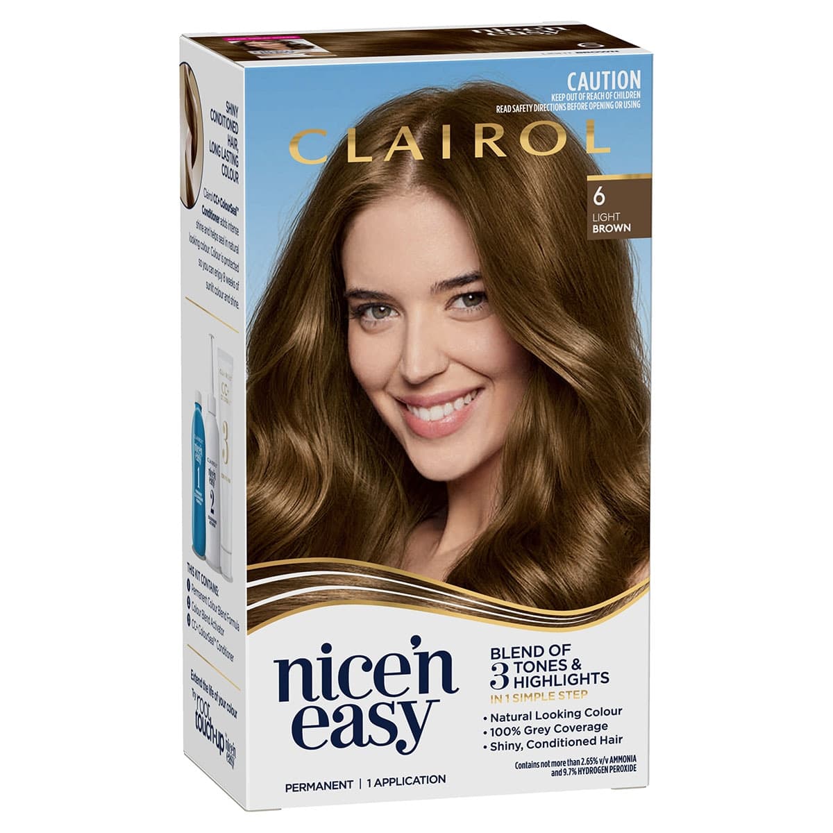 Clairol Nice N Easy 6 Natural Light Brown Hair Colour