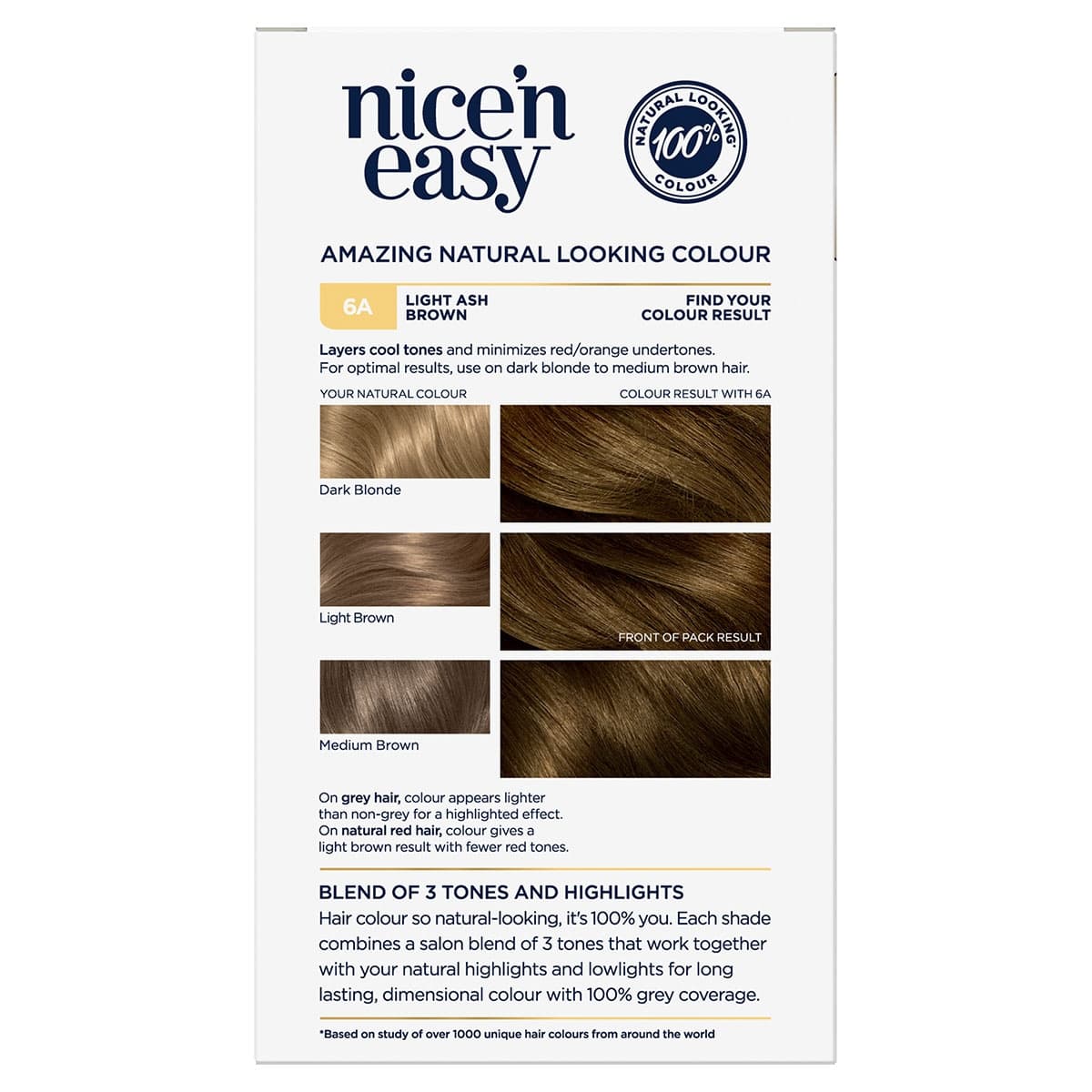 Thumbnail Clairol Nice N Easy 6A Natural Light Ash Brown Hair Colour