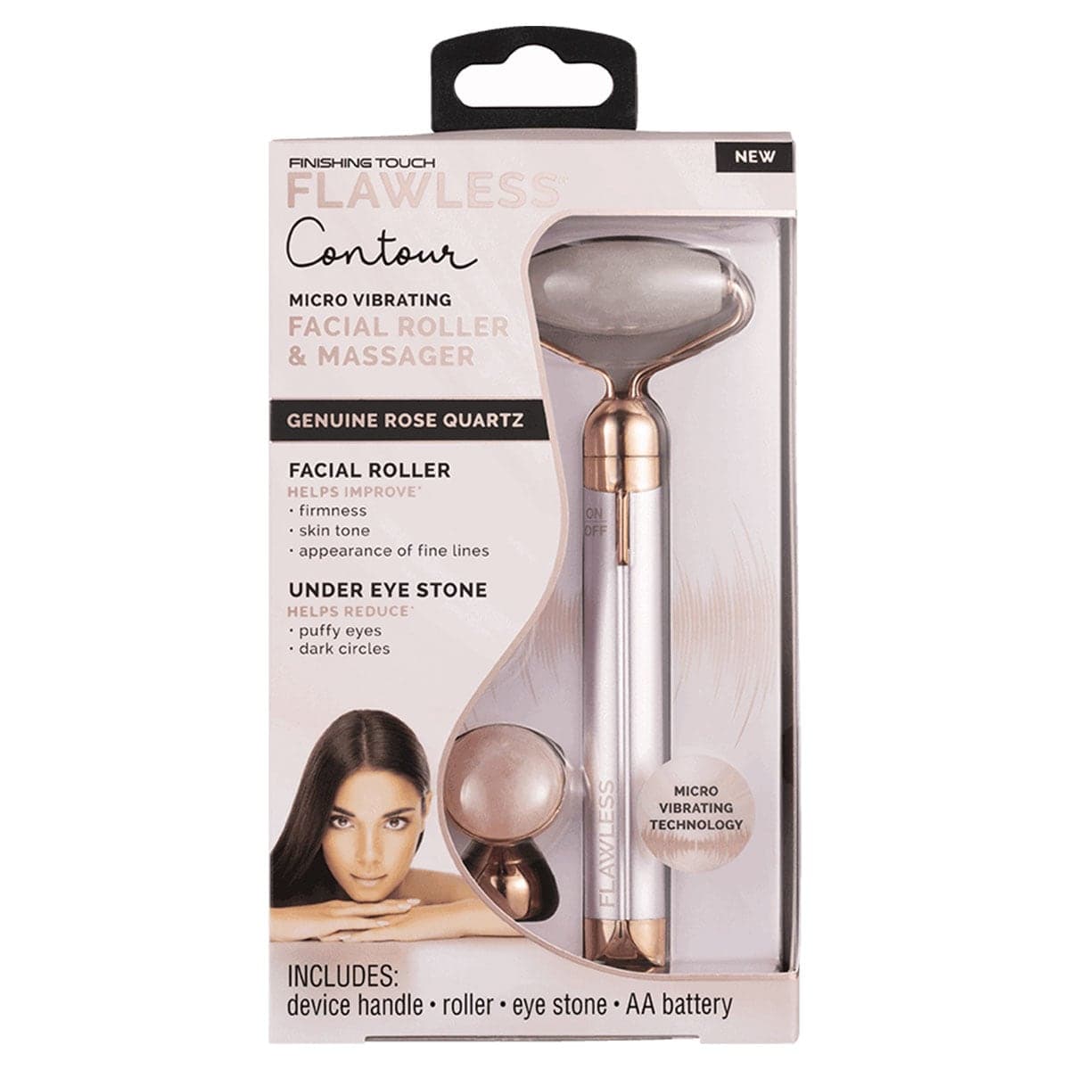 Finishing Touch Flawless Micro Vibrating Quartz Contour Roller