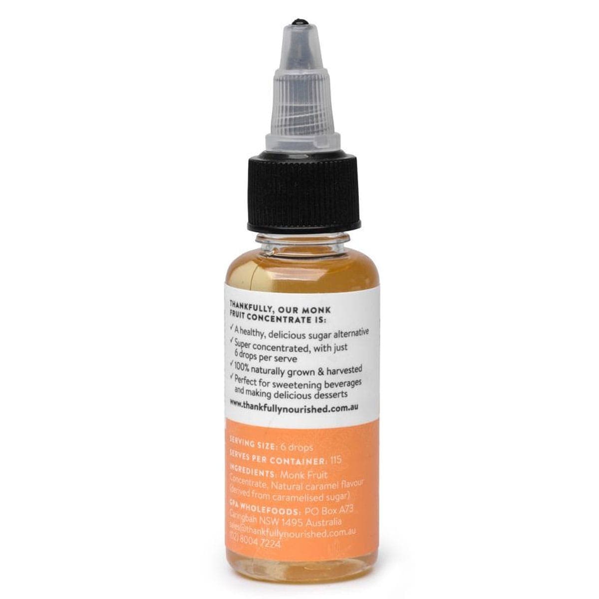 Thumbnail Thankfully Nourished Monk Fruit Concentrate Caramel 35Ml