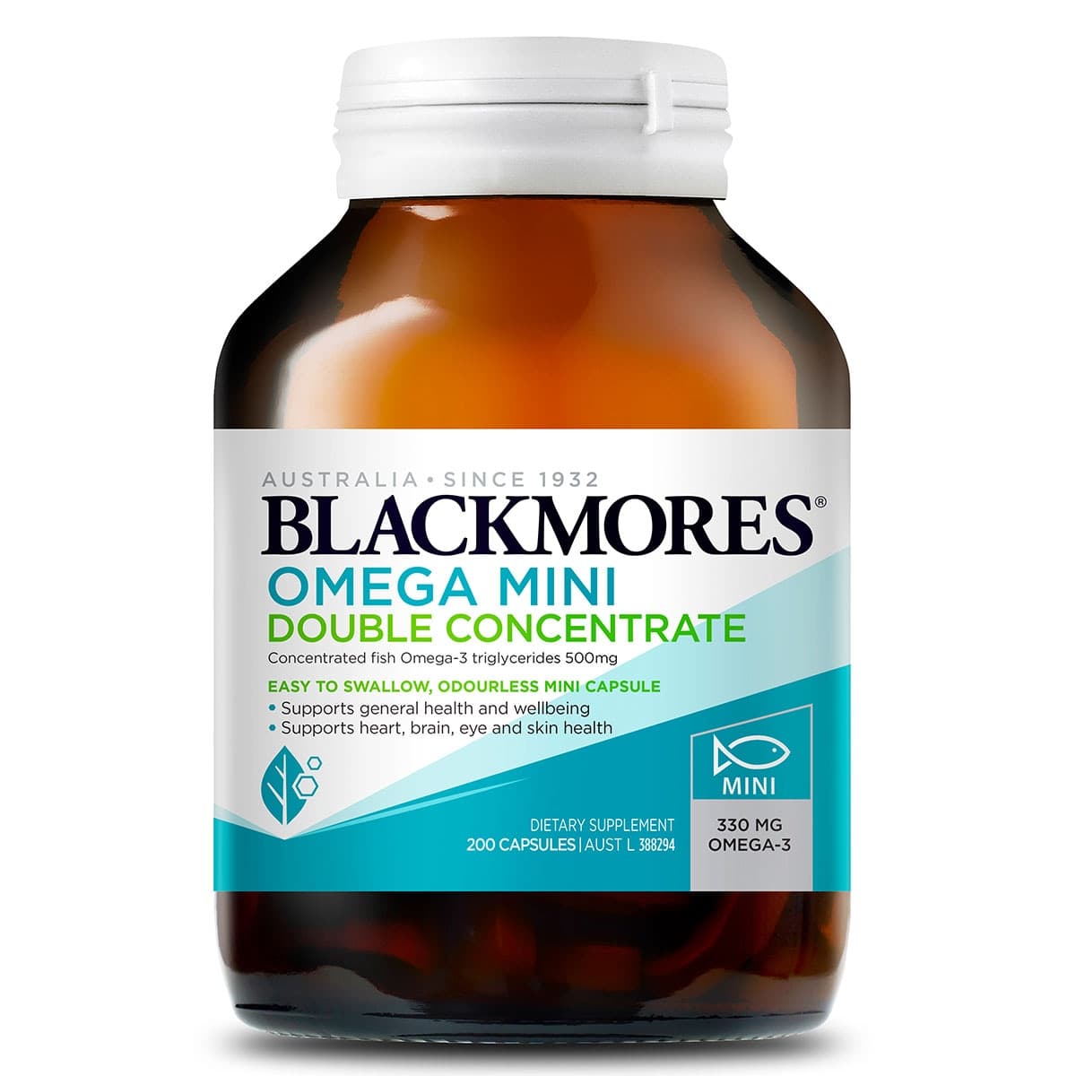 Blackmores Omega Mini Double Concentrate 200 Capsules