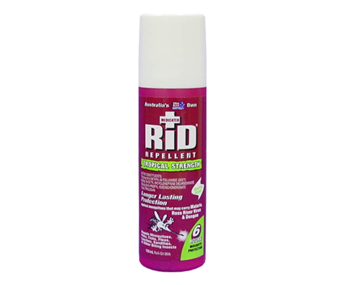 Thumbnail Rid Medicated Tropical Strength Antiseptic Insect Repellent Roll On Milk 100Ml