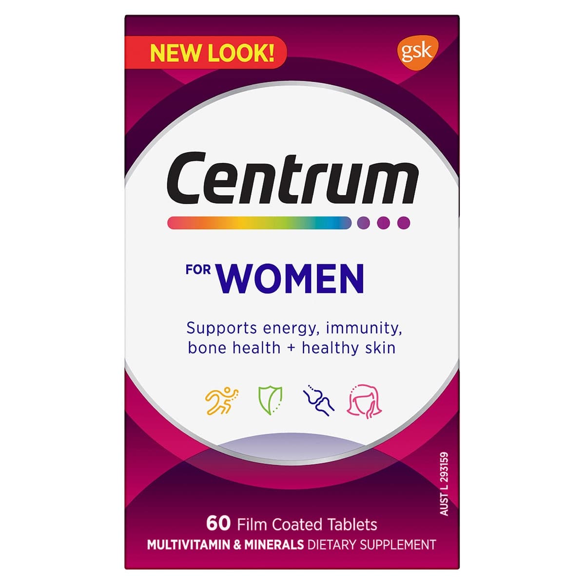 Centrum For Women 60 Tablets