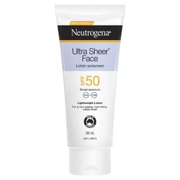 Neutrogena Ultra Sheer Face Lotion Sunscreen Spf50 88Ml