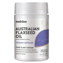 Melrose Australian Flaxseed Oil 240 Vegan Capsules