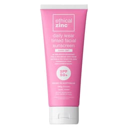 Ethical Zinc Daily Wear Tinted Facial Sunscreen Dark Tint Spf50 100G