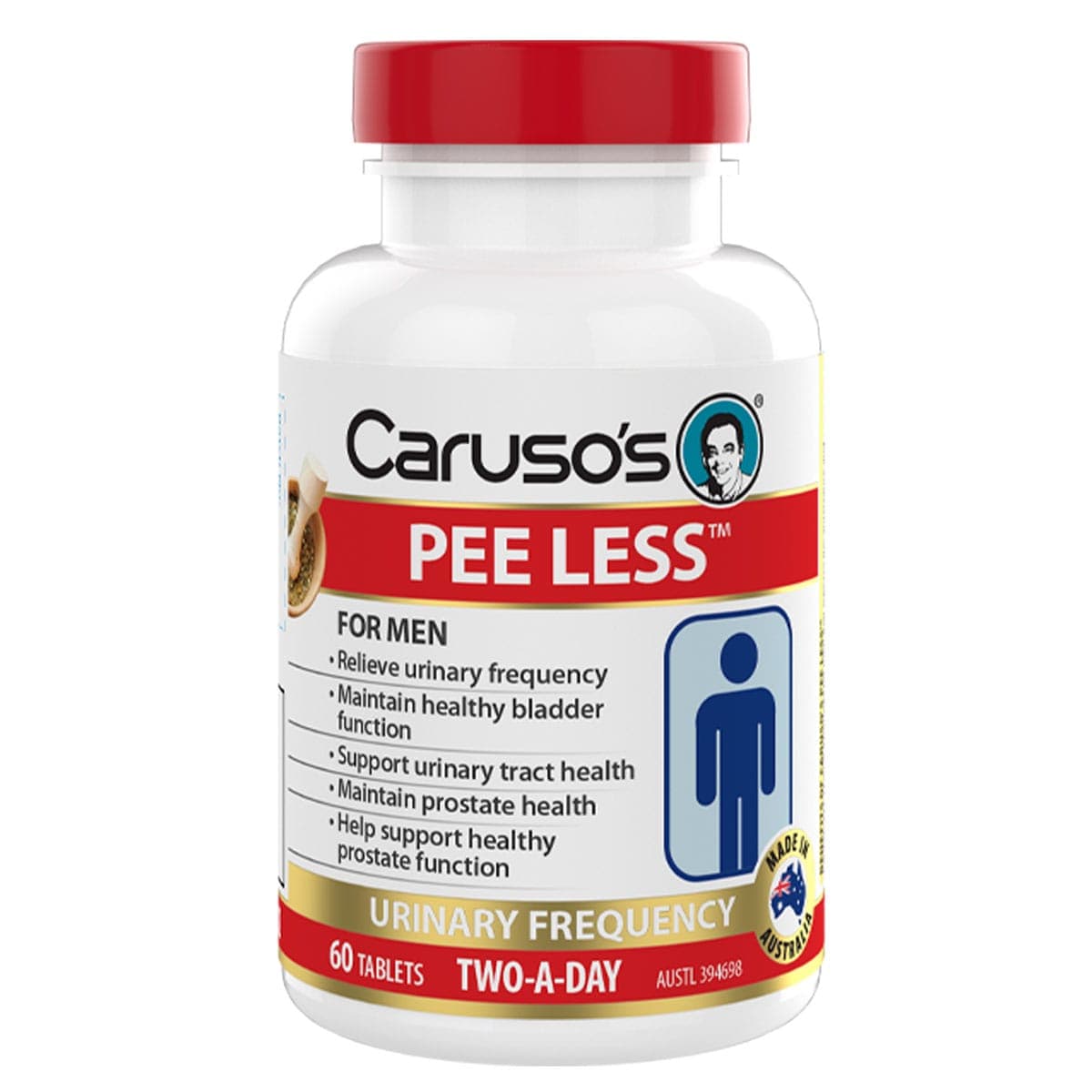 Thumbnail Carusos Pee Less 60 Tablets