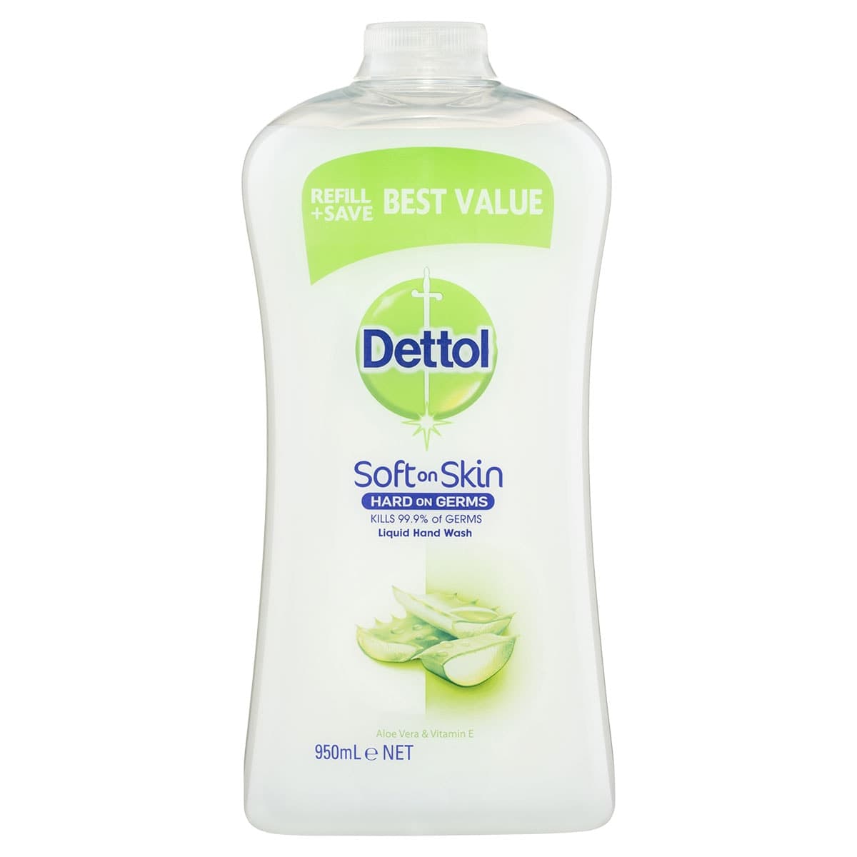 Thumbnail Dettol Liquid Hand Wash Aloe Vera & Vitamin E Refill 950Ml