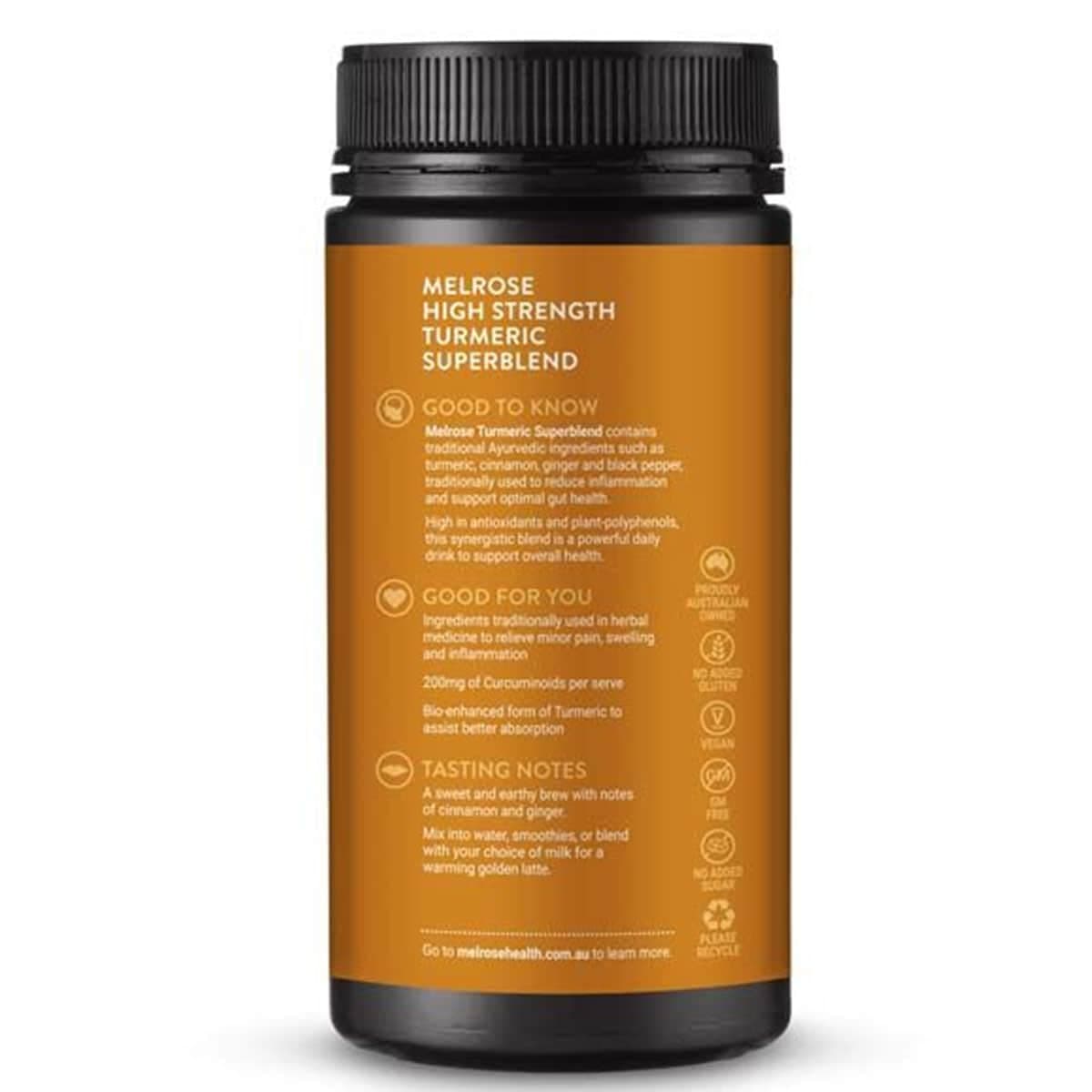 Thumbnail Melrose High Strength Turmeric Superblend 120G