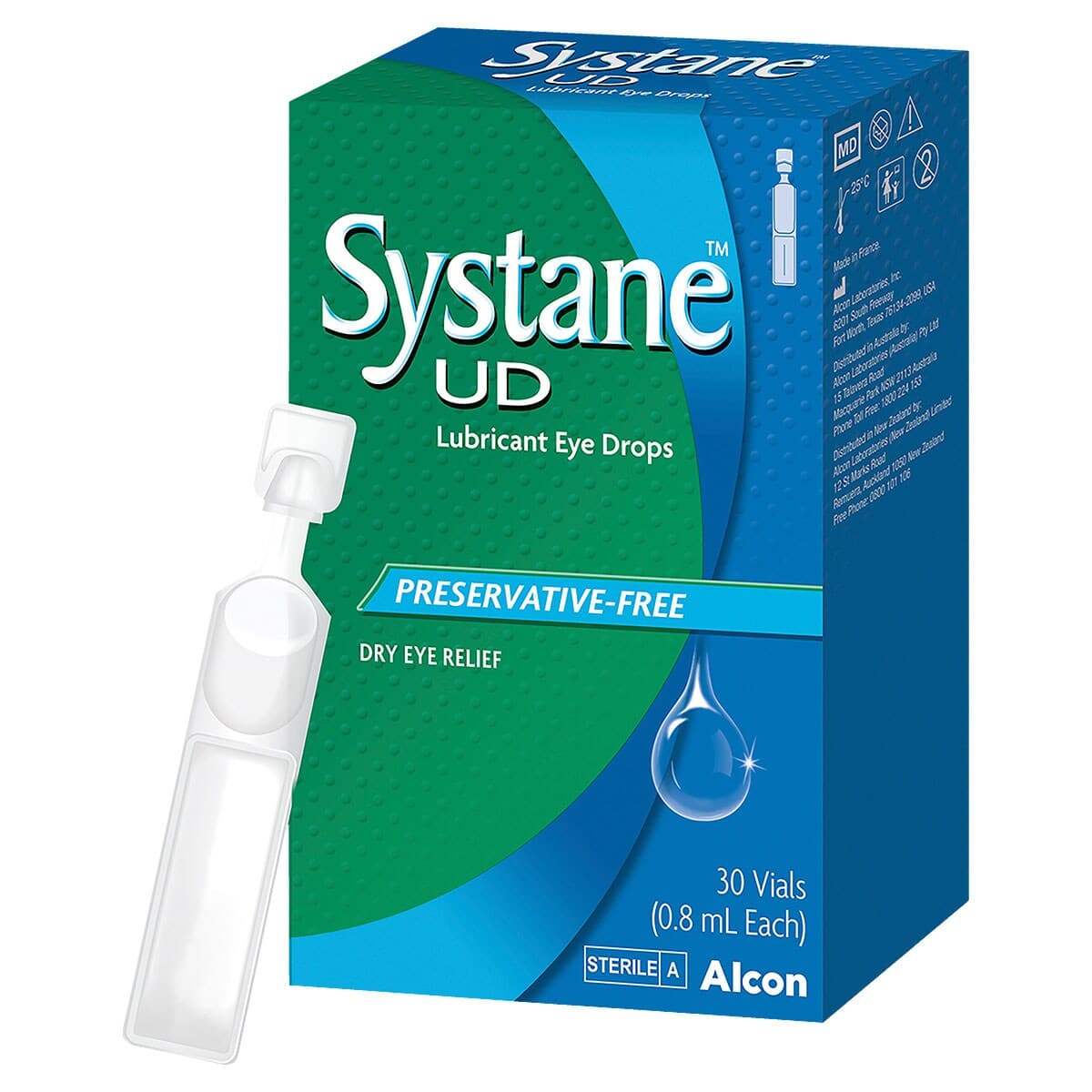 Systane Lubricant Eye Drops Preservative Free 0.8Ml X 30 Vials