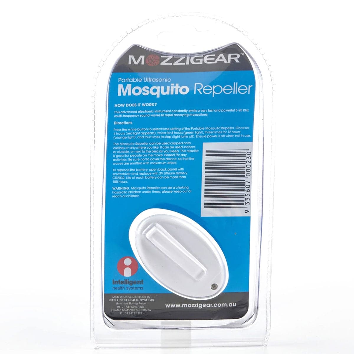 Thumbnail Mozzigear Mosquito Ultrasonic Repeller 1 Pack