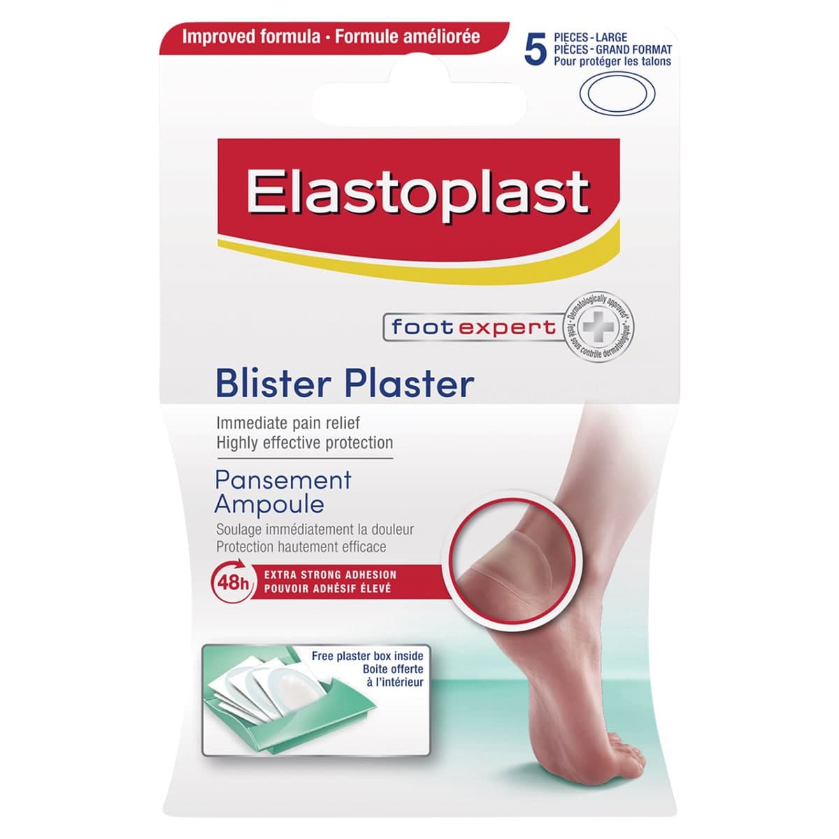 Thumbnail Elastoplast Pain Relief Blister Plaster Large 5 Pack