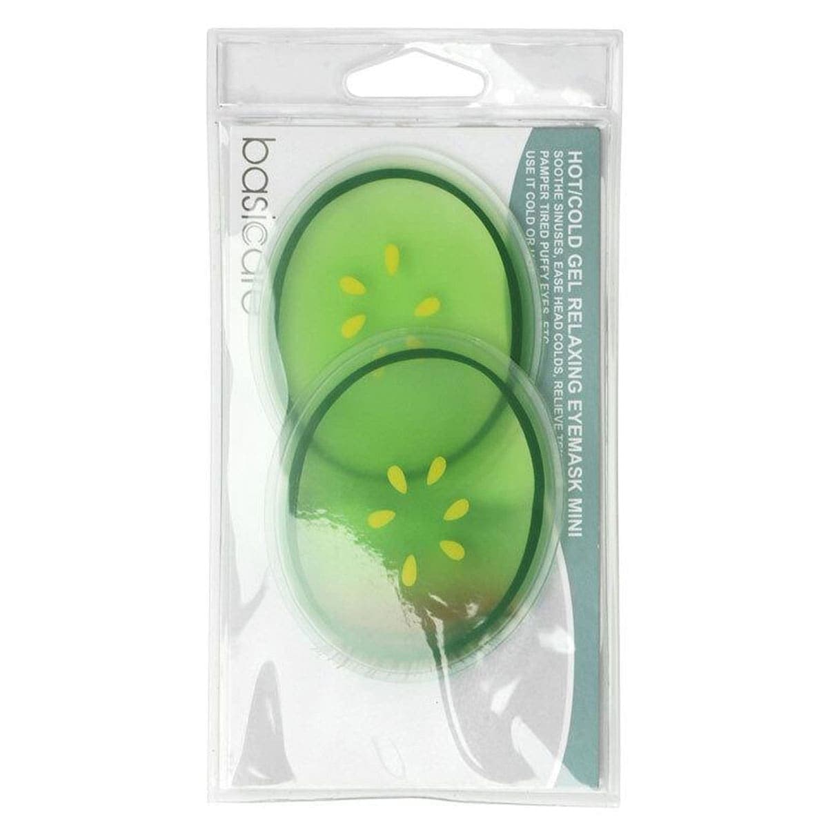 Basicare Cucumber Treatment Gel Eye Mask 2 Pack