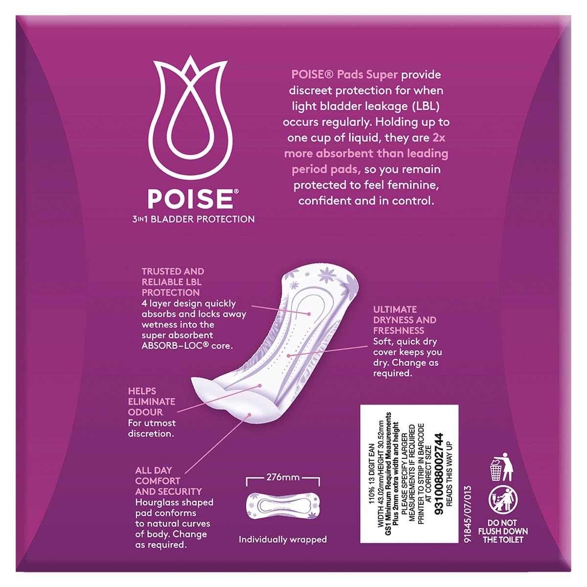 Thumbnail Poise Pads Super 28 Pack