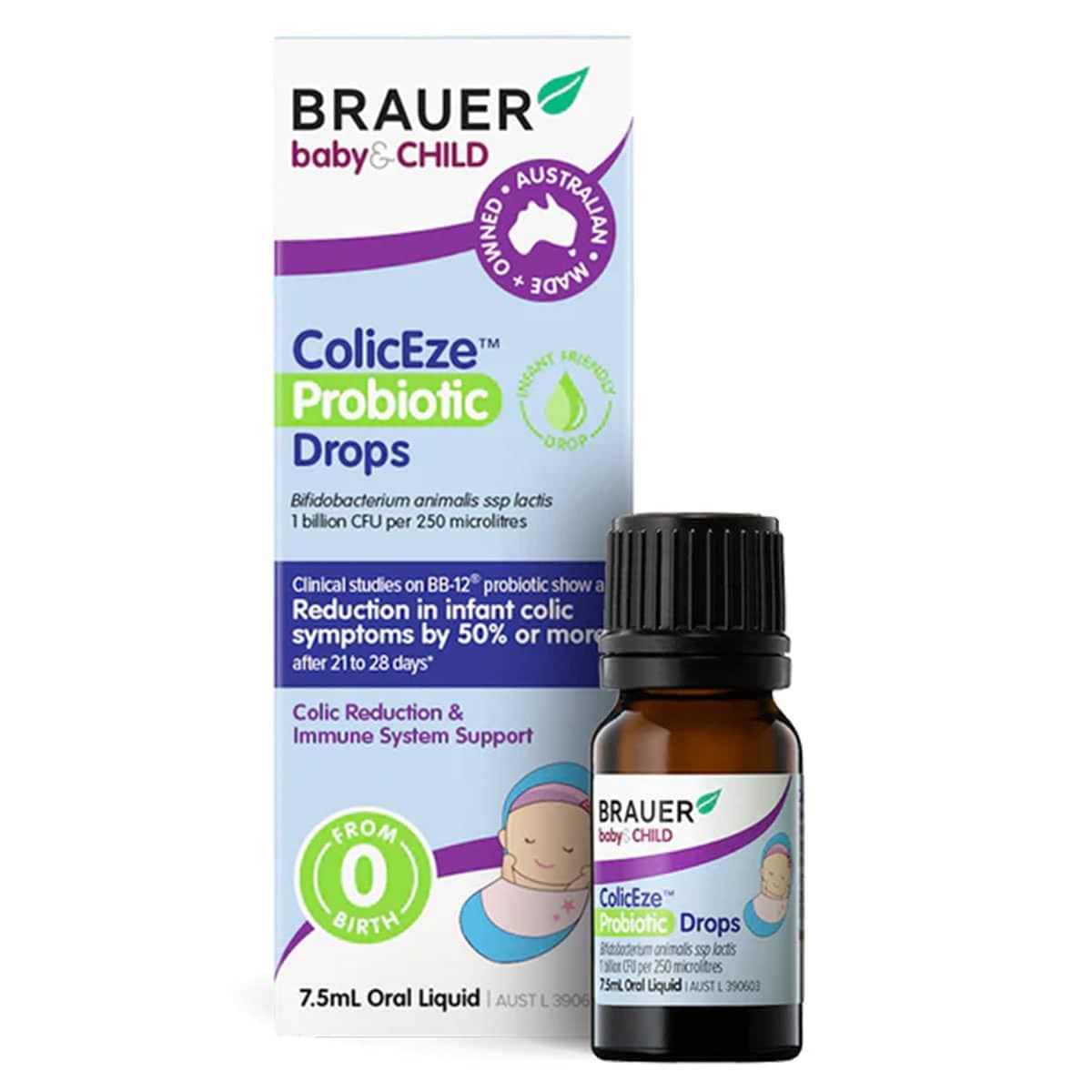 Brauer Baby & Child Coliceze Probiotic Drops For Infants 7.5Ml