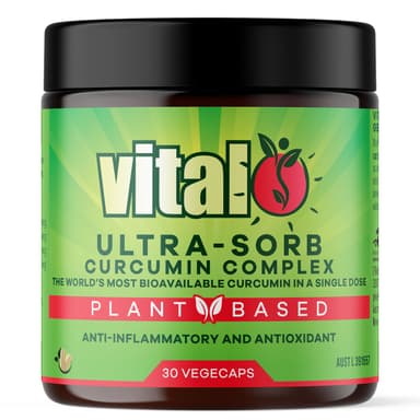 Vital Plant Based Ultra-Sorb Curcumin Complex 30 Vegecaps