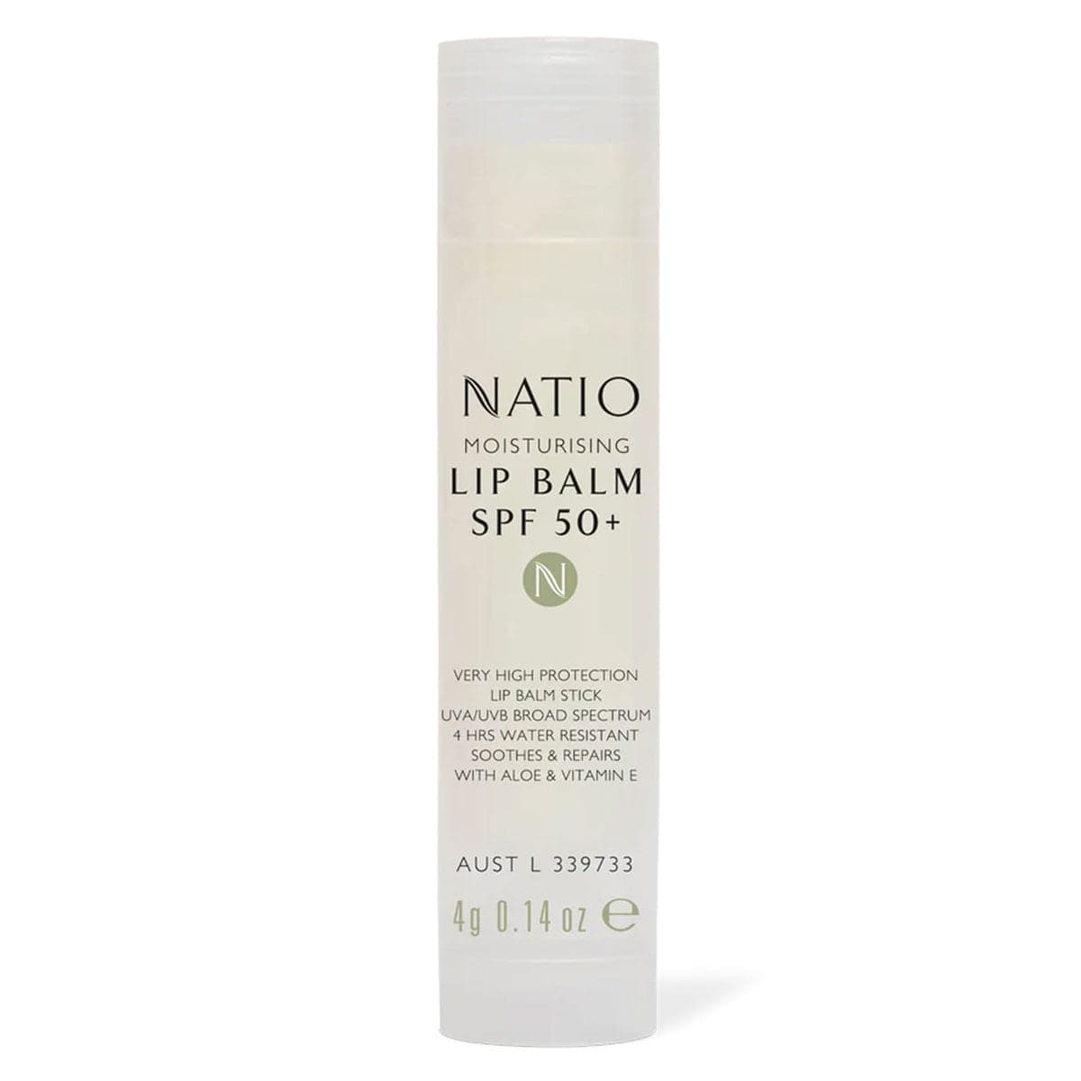 Thumbnail Natio Moisturising Lip Balm Spf50 4G