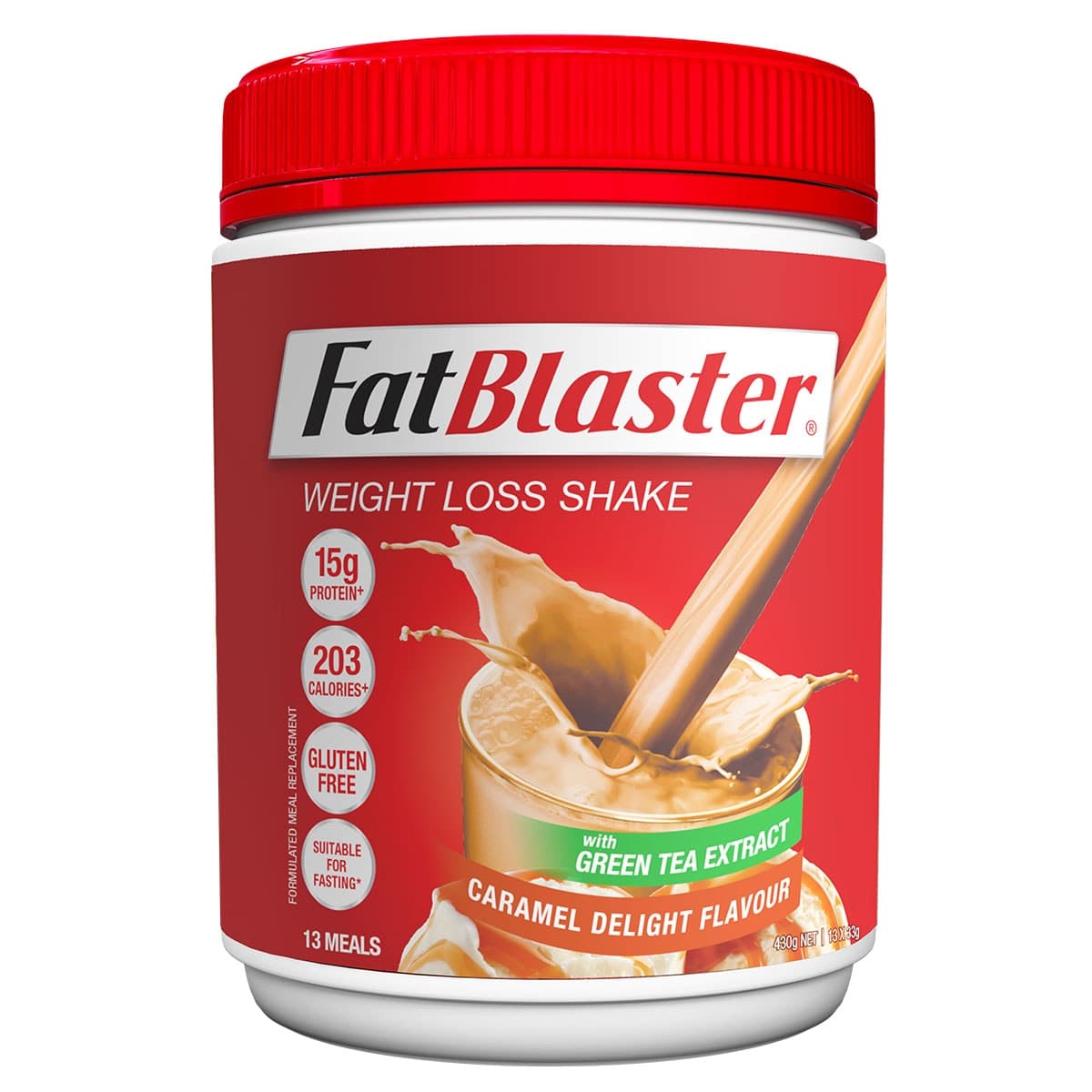 Thumbnail Naturopathica Fatblaster Weight Loss Shake Caramel Delight 430G