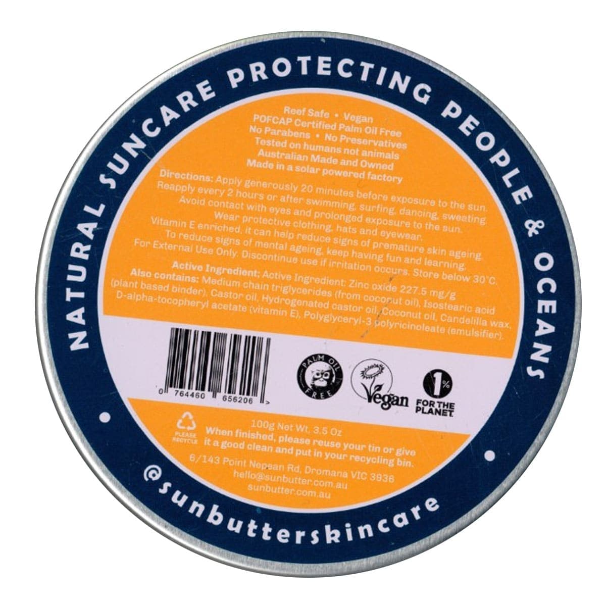 Thumbnail Sunbutter Water Resistant Reef Safe Sunscreen Spf50 100G