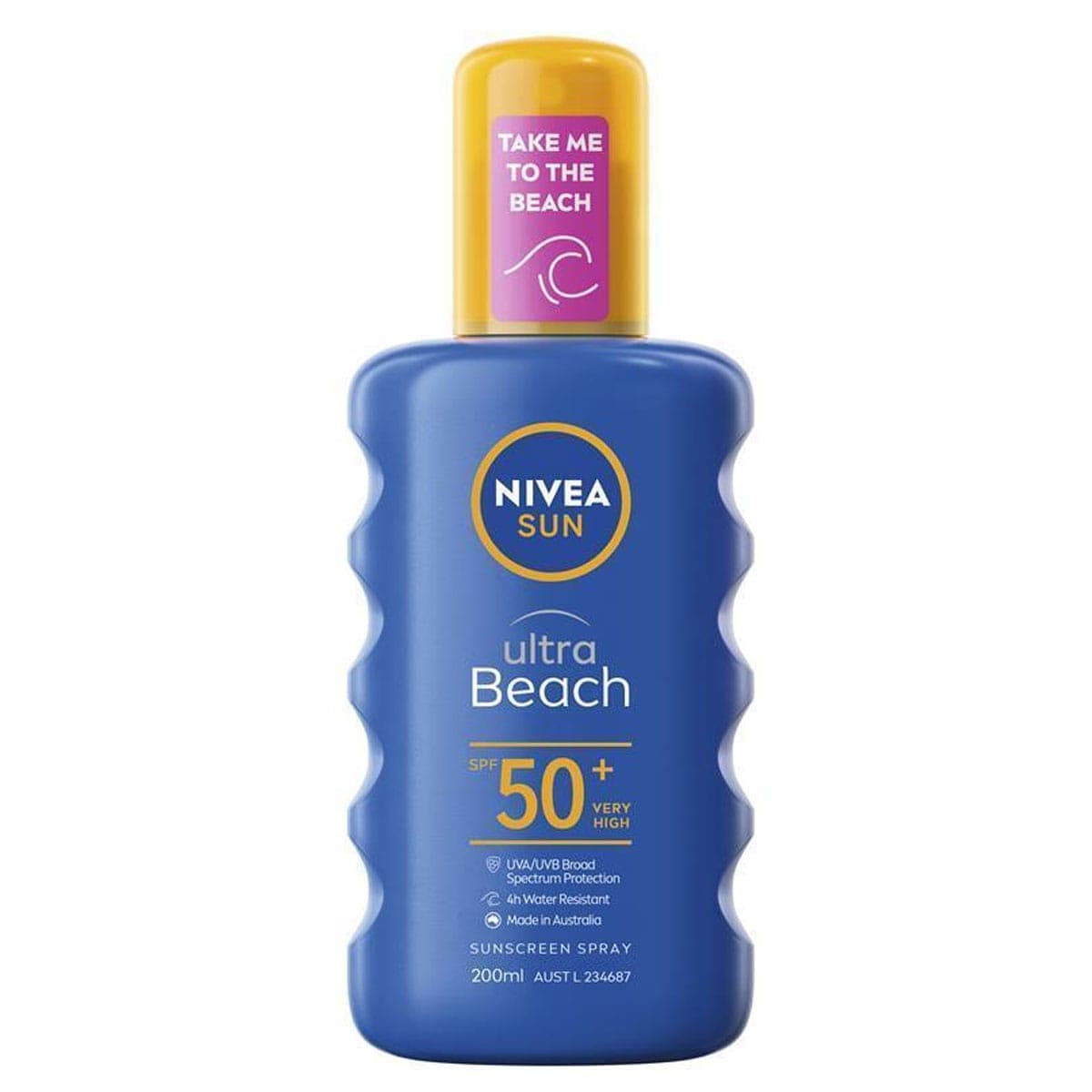 Nivea Sun Ultra Beach Sunscreen Spray Spf50 200Ml