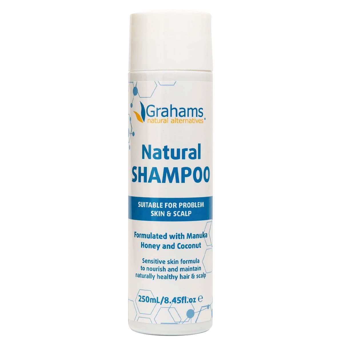 Grahams Natural Shampoo With Coconut & Manuka Honey 250Ml