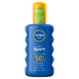 Nivea Sun Ultra Sport Cooling Sunscreen Spray Spf50 200Ml