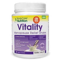 Bodycare Nutrition Vitality Menopause Relief Shake Vanilla 600G