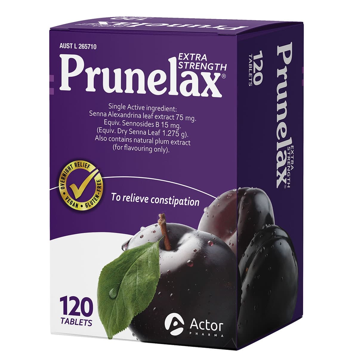 Thumbnail Prunelax Extra Strength Laxative 120 Tablets