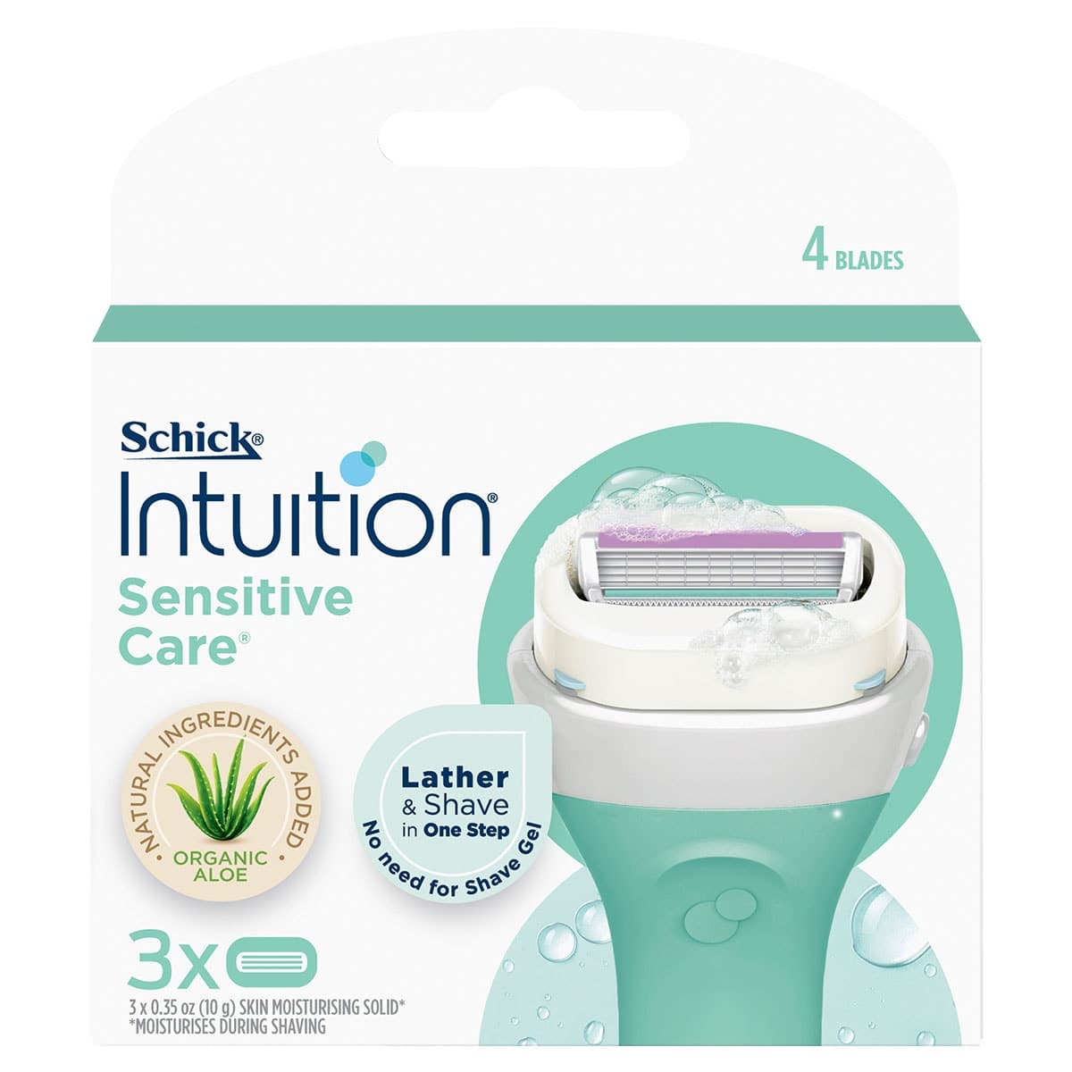 Schick Intuition Sensitive Care Cartridges 3 Pack