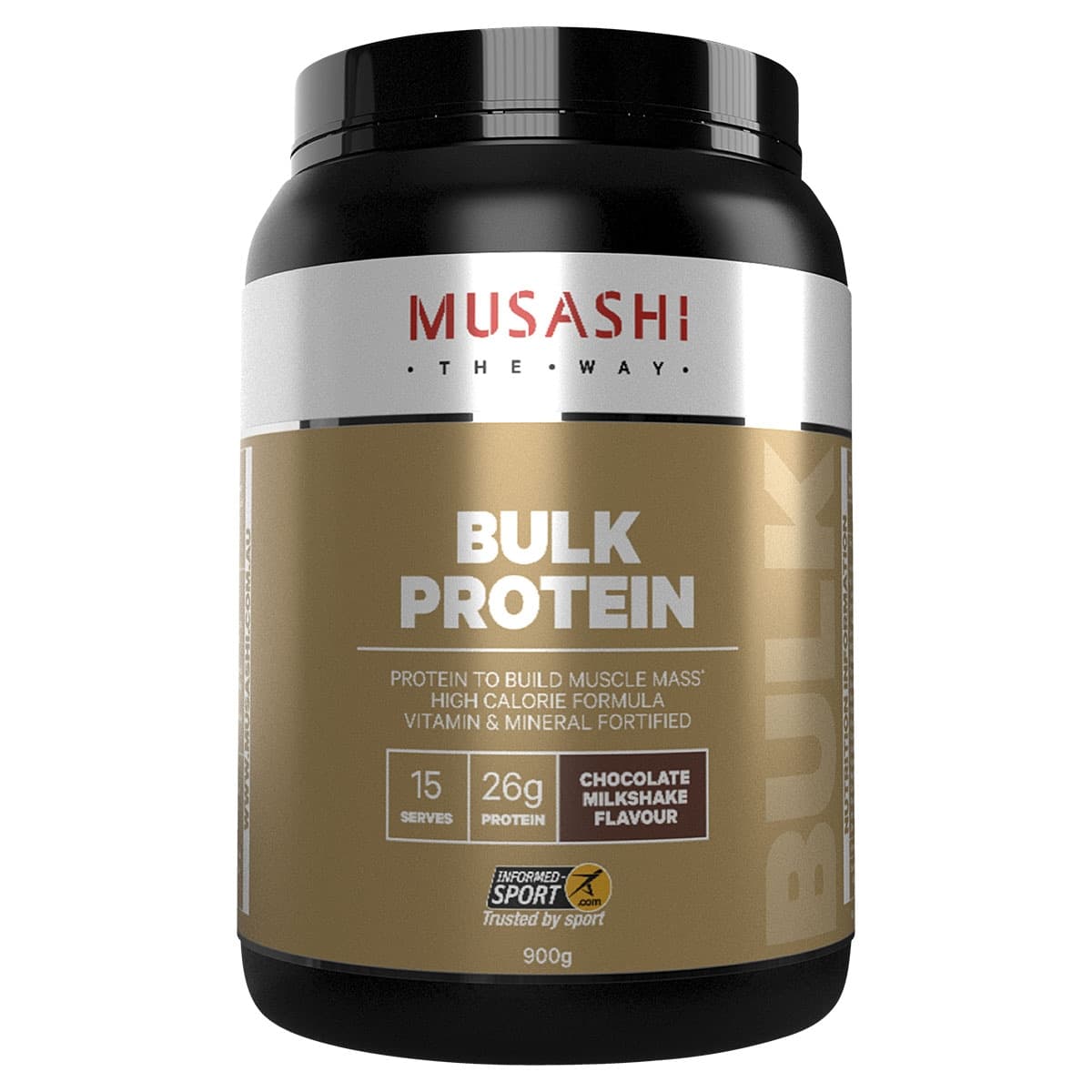 Thumbnail Musashi Bulk Protein Powder Chocolate Milkshake 900G