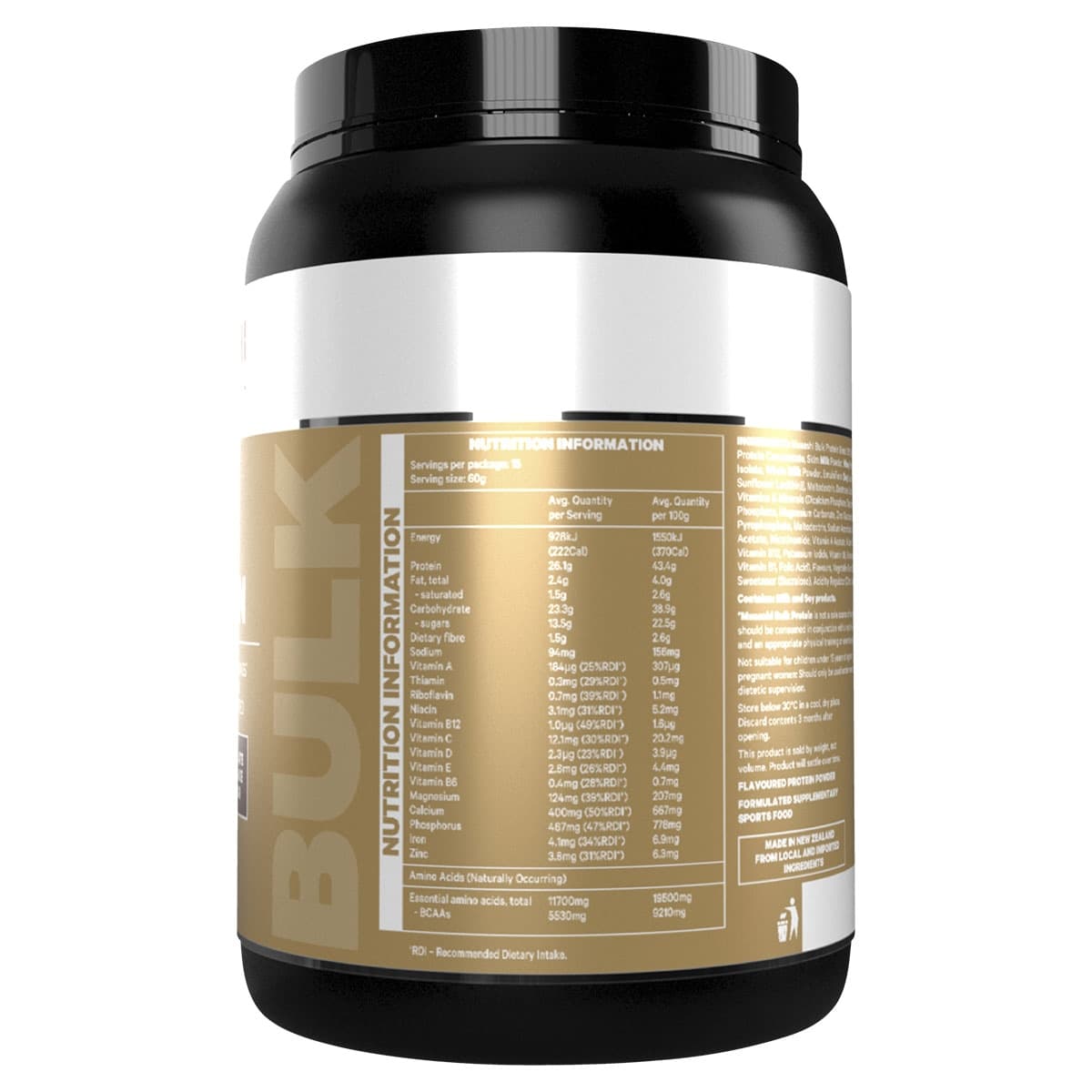 Thumbnail Musashi Bulk Protein Powder Chocolate Milkshake 900G