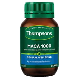 Thompsons Maca 1000Mg 60 Capsules