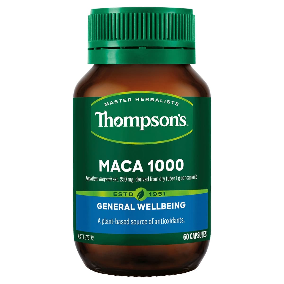 Thumbnail Thompsons Maca 1000Mg 60 Capsules