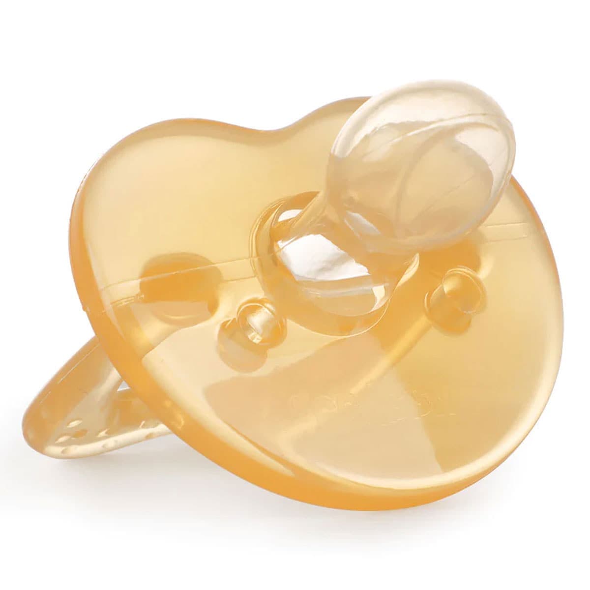 Thumbnail Haakaa Baby Silicone Dummy 3 Months+ Apricot 1 Pack