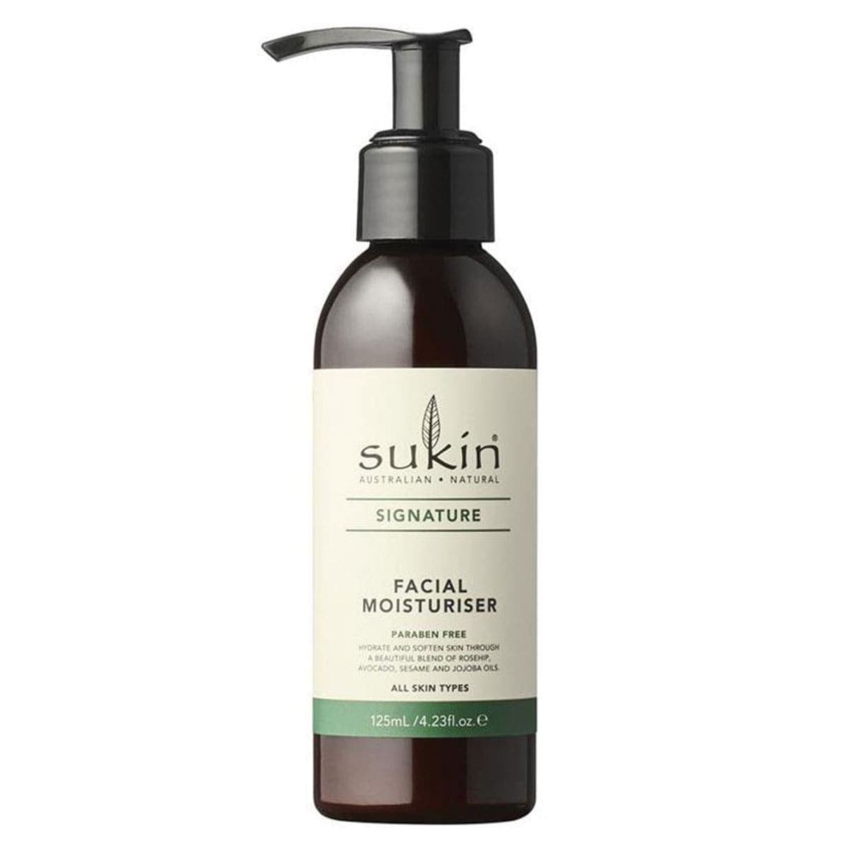 Sukin Signature Facial Moisturiser Pump 125Ml