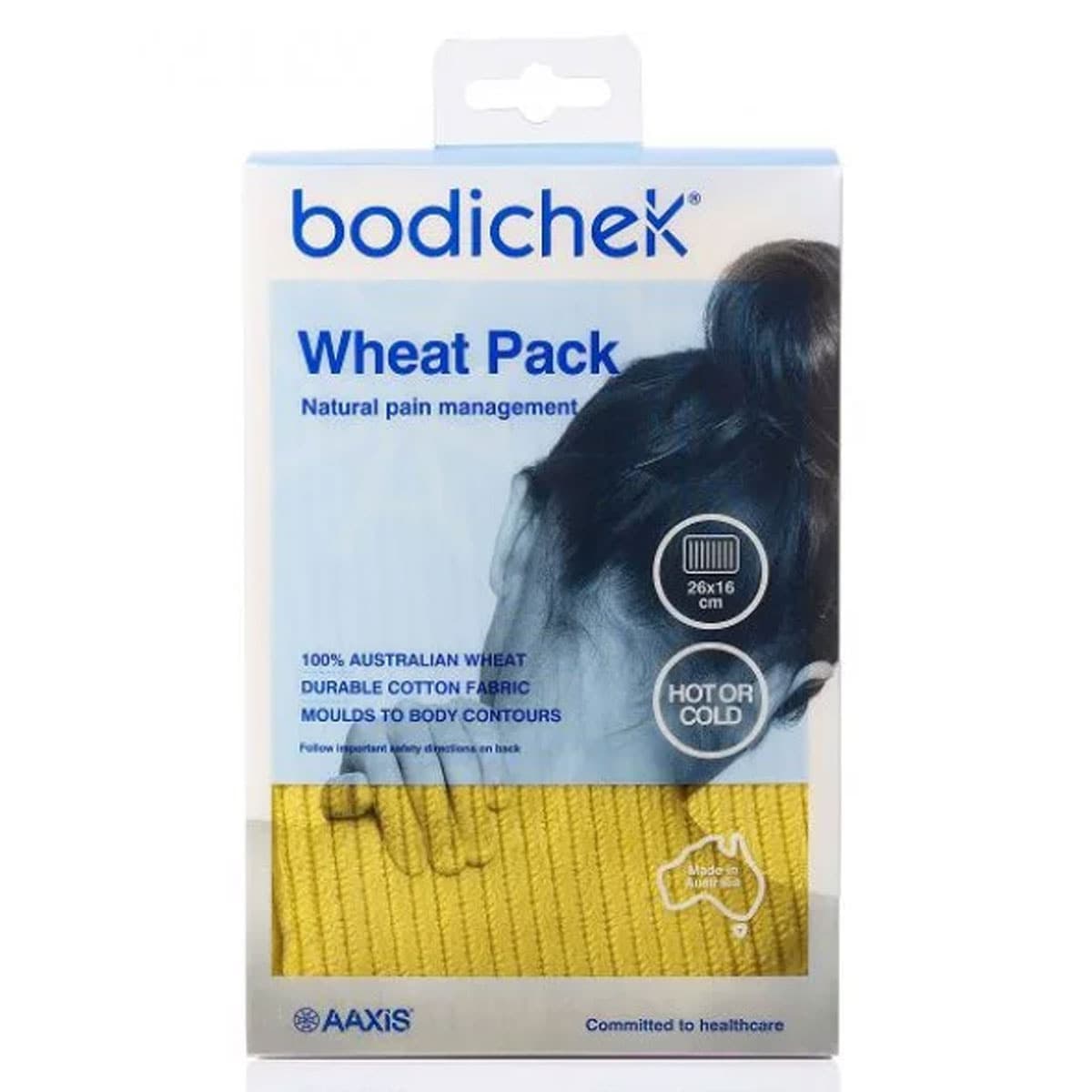 Bodichek Hot/Cold Wheat Pack Small Rectangle (Colours Selected At Random)