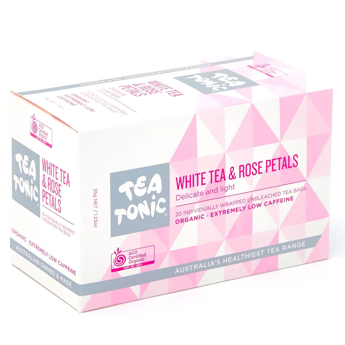 Tea Tonic White Tea & Rose Petals 20 Tea Bags