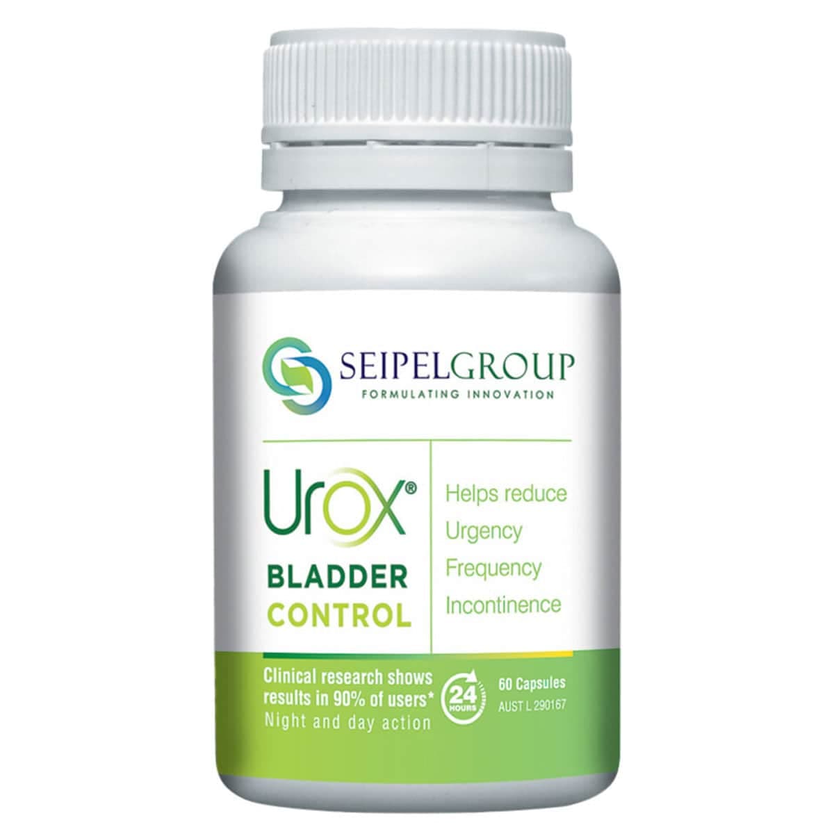 Urox Bladder Control 60 Capsules By Seipelgroup