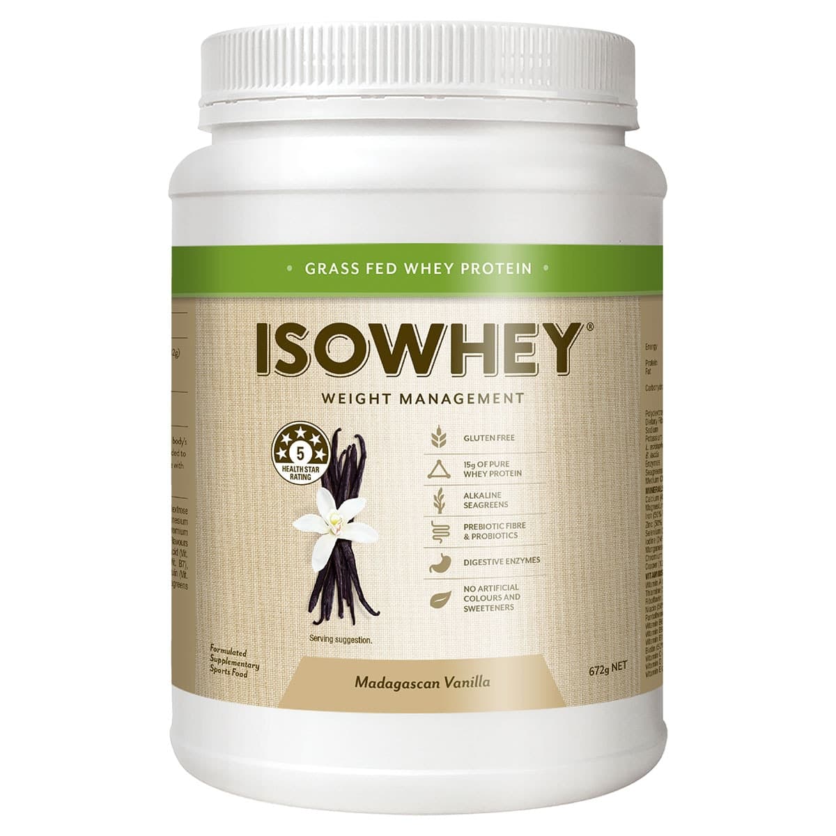 Isowhey Complete Madagascan Vanilla 672G