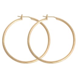 Studex Just Hoops 28Mm Hoop Earring Gold Plated 1 Pair