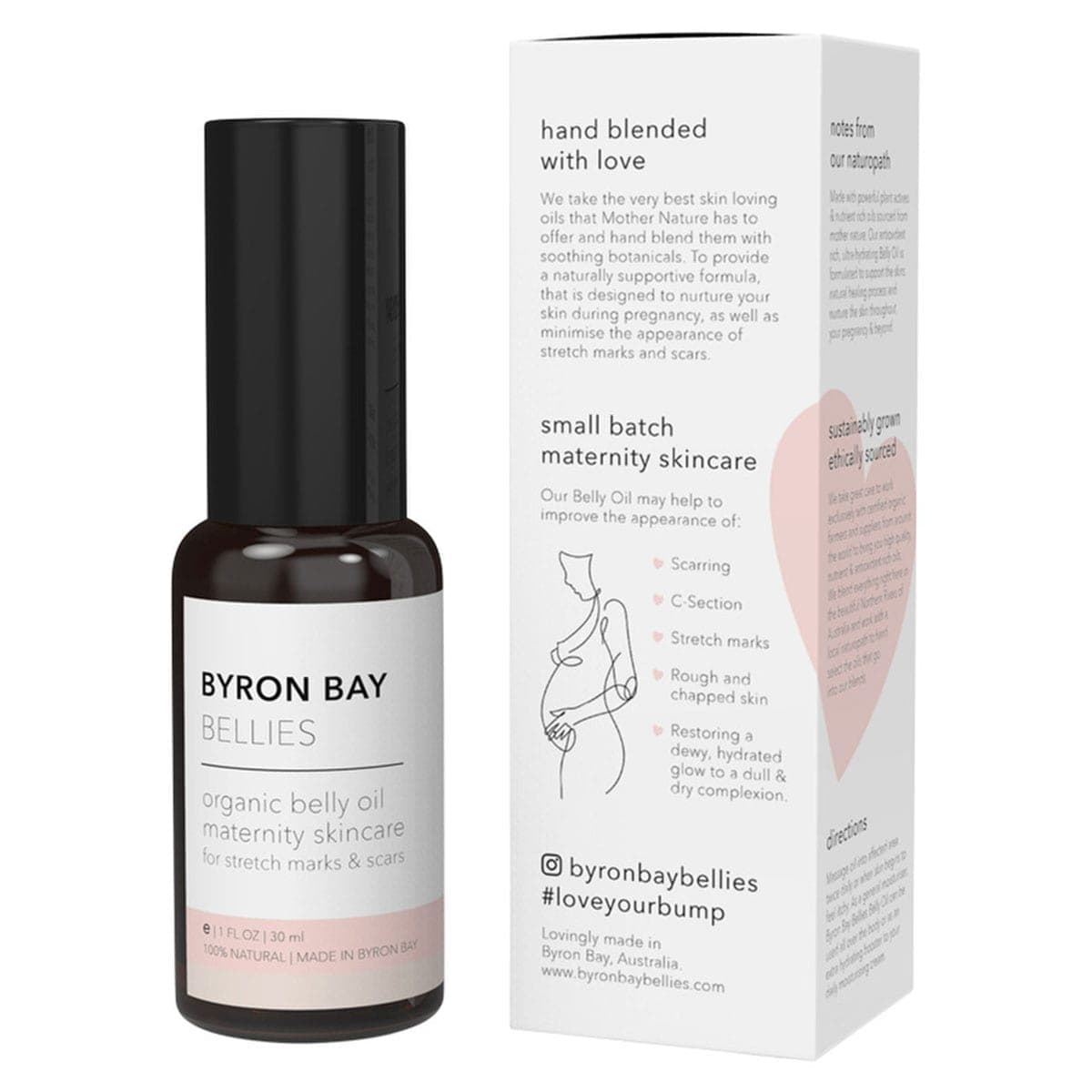 Thumbnail Byron Bay Bellies Organic Belly Oil For Stretch Marks & Scars 30Ml