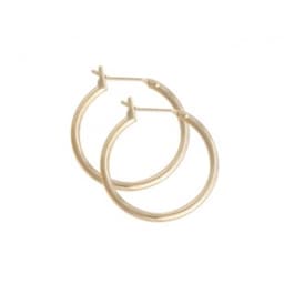 Studex Just Hoops 19Mm Hoop Earring Gold 1 Pair