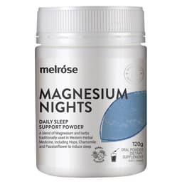 Melrose Magnesium Nights Powder Berry 120G