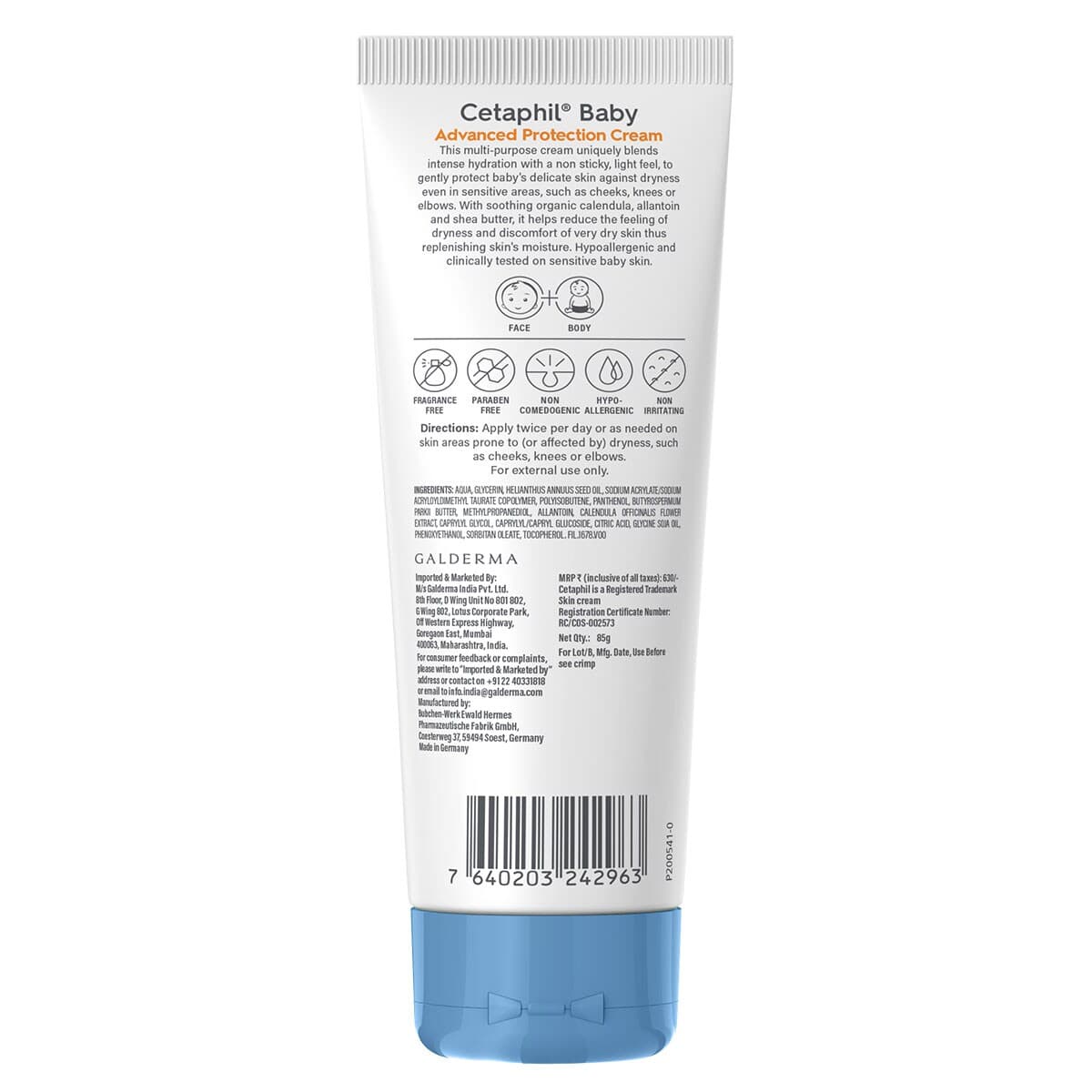 Thumbnail Cetaphil Baby Advanced Protection Cream 85G