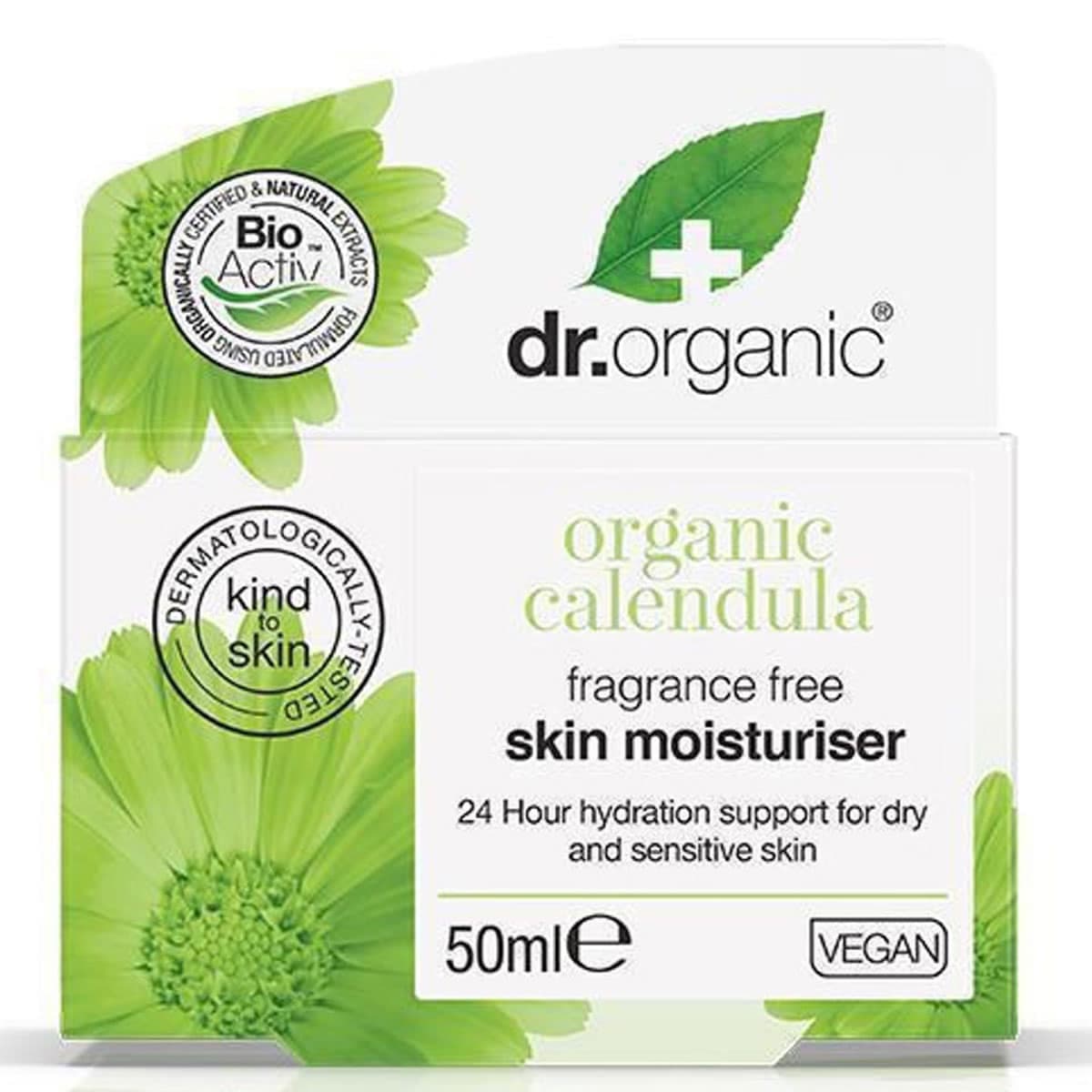 Dr Organic Calendula Skin Moisturiser 50Ml