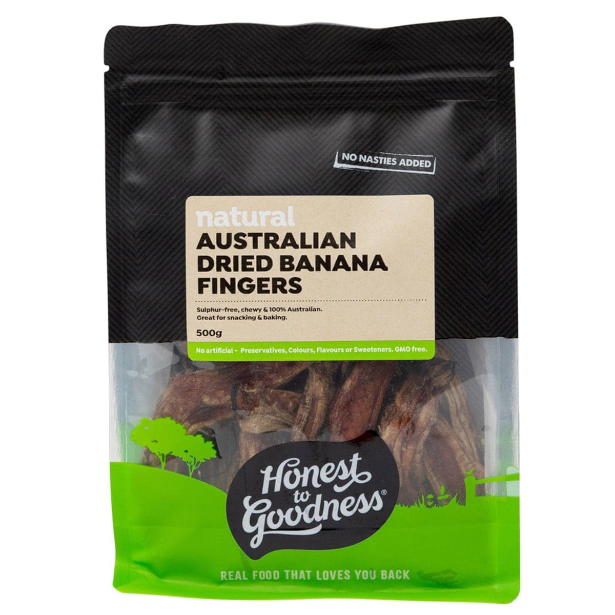 Thumbnail Honest To Goodness Organic Dried Banana Fingers 500G