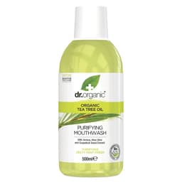 Dr Organic Tea Tree Mouthwash 500Ml